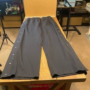 Women’s  Black Snap Track Pants